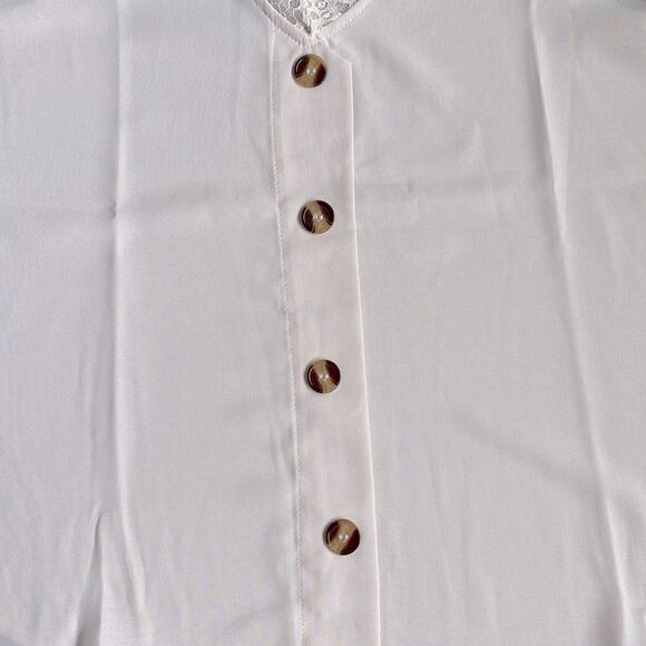 NWT HOPE HORIZON Cream Tank Top Size Small - Picture 3 of 4